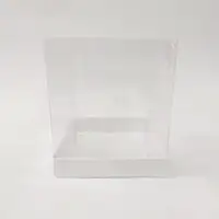 15x15x17 Beyaz Altı Kartonlu Asetat Kutu - Görsel 1