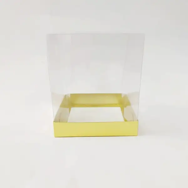 15x15x17 Altın Altı Kartonlu Asetat Kutu