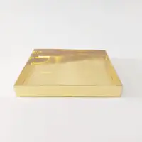 18x16x3 Altın Altı Kartonlu Asetat Kutu - Görsel 1