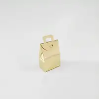 11x7x4 Altın Mini Kağıt Çanta - Görsel 2