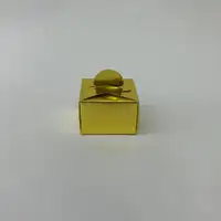 5x4.5x3.5 Altın Tekli Lokum Kutusu - Görsel 1
