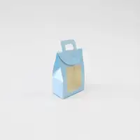 11x7x4 Mavi Mini Kağıt Çanta - Görsel 2