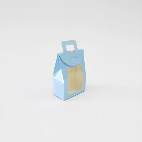 11x7x4 Mavi Mini Kağıt Çanta