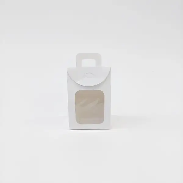 11x7x4 Beyaz Mini Kağıt Çanta