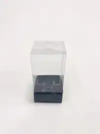 5x5x15 Siyah Altı Kartonlu Asetat Kutu - Görsel 1