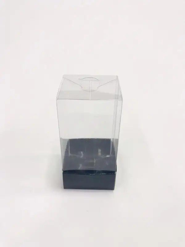 5x5x15 Siyah Altı Kartonlu Asetat Kutu