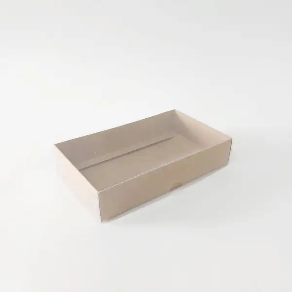 15x9x3 Kraft Altı Kartonlu Asetat Kutu