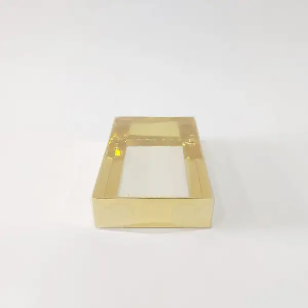 15x9x3 Altın Altı Kartonlu Asetat Kutu