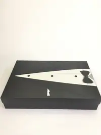 40x26x8 Siyah Damat Figürlü Komple Kutu - Görsel 3