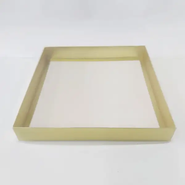 35x35x5 Altın Altı Kartonlu Asetat Kutu