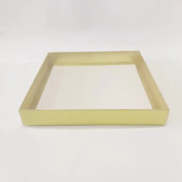 35x35x5 Altın Altı Kartonlu Asetat Kutu