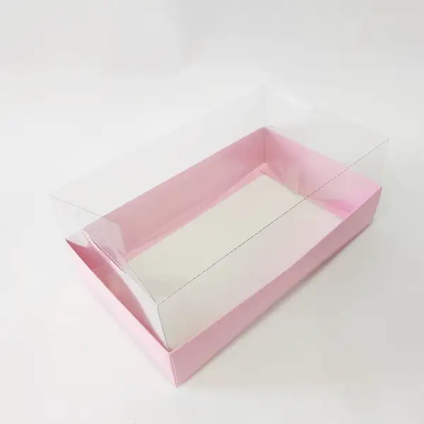 25x15x10 Pembe Altı Kartonlu Asetat Kutu