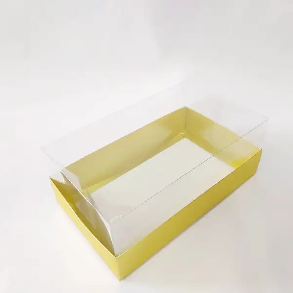 25x15x10 Altın Altı Kartonlu Asetat Kutu