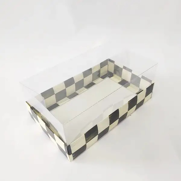 25x15x10 Dama Altı Kartonlu Asetat Kutu