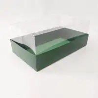 25x15x10 Yeşil Altı Kartonlu Asetat Kutu - Görsel 1