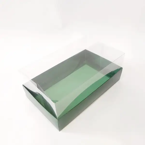 25x15x10 Yeşil Altı Kartonlu Asetat Kutu