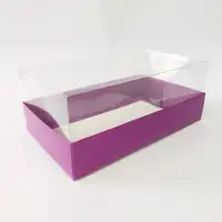 25x15x10 Mor Altı Kartonlu Asetat Kutu - Görsel 1