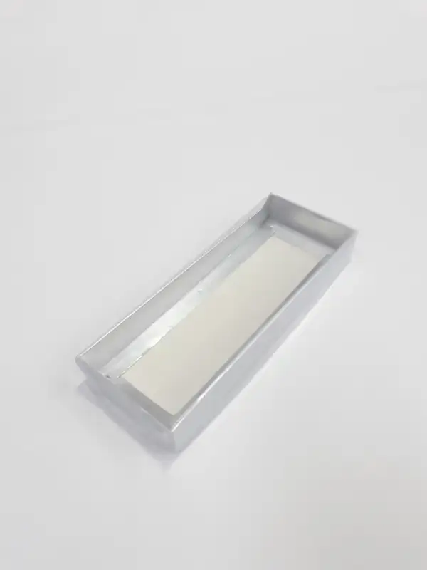 16x6x2 Gümüş Altı Kartonlu Asetat Kutu