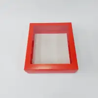 23x20x6 Pencereli Kırmızı Kutu - Görsel 1