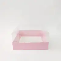 20x20x10 Pembe Altı Kartonlu Asetat Kutu - Görsel 1