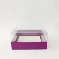 20x20x10 Mor Altı Kartonlu Asetat Kutu - Görsel 1