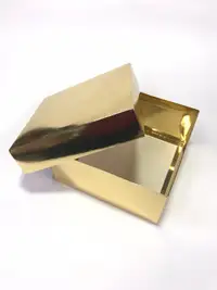 20x20x10 Komple Altın Kutu - Görsel 1