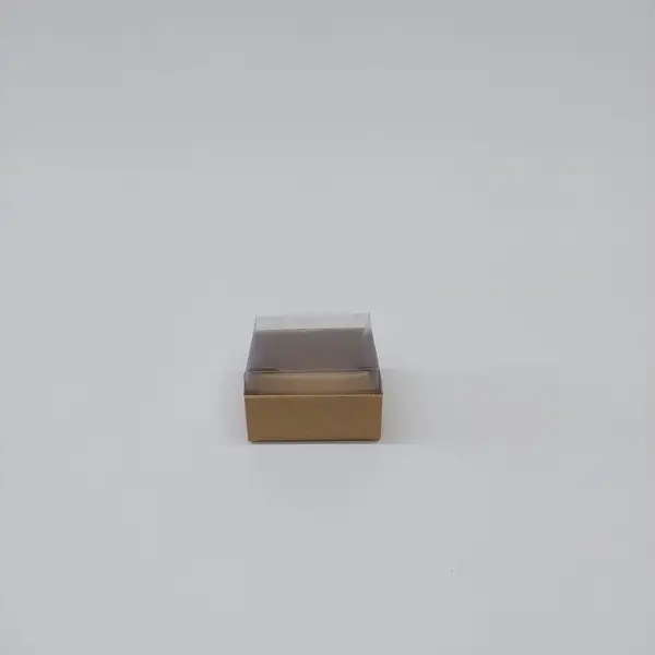 7x7x4 Kraft Altı Kartonlu Asetat Kutu