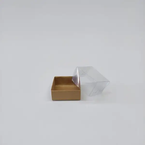 7x7x4 Kraft Altı Kartonlu Asetat Kutu