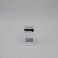 5.5x5.5x11 Gümüş Alt Üst Kartonlu Asetat Kutu - Görsel 1
