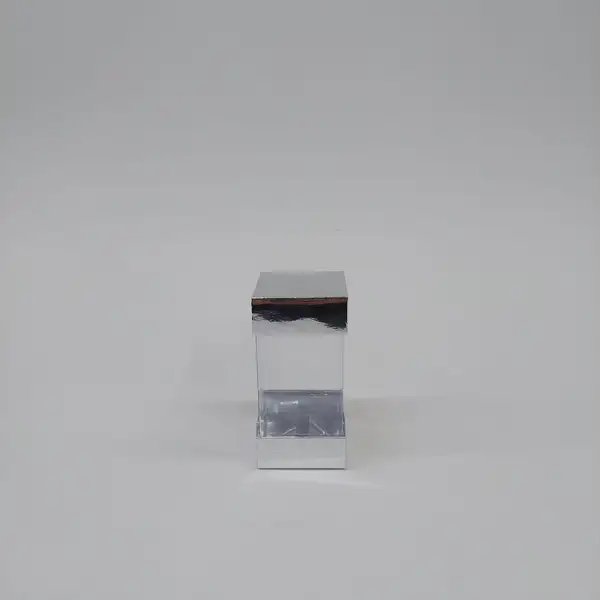 5.5x5.5x11 Gümüş Alt Üst Kartonlu Asetat Kutu
