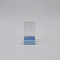 5.5x5.5x11 Mavi Altı Kartonlu Asetat Kutu - Görsel 1
