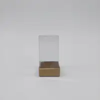 5.5x5.5x11 Kraft Altı Kartonlu Asetat Kutu - Görsel 1