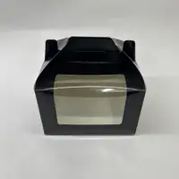 16x15x9 Siyah Pencereli Kutu - Görsel 1