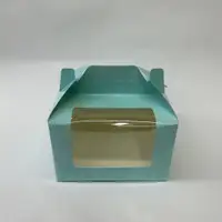 16x15x9 Mavi Pencereli Kutu - Görsel 1
