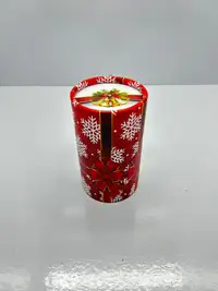 13x7 Kırmızı Yılbaşı Silindir Kutu - Görsel 1