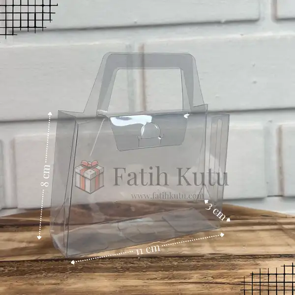 11x8x3 Mini Asetat Çanta [10 Adet]